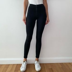 ✨NWT✨ Brand New Topshop Joni Jeans (Black Size 28)